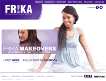 Tablet Screenshot of frika.co.za